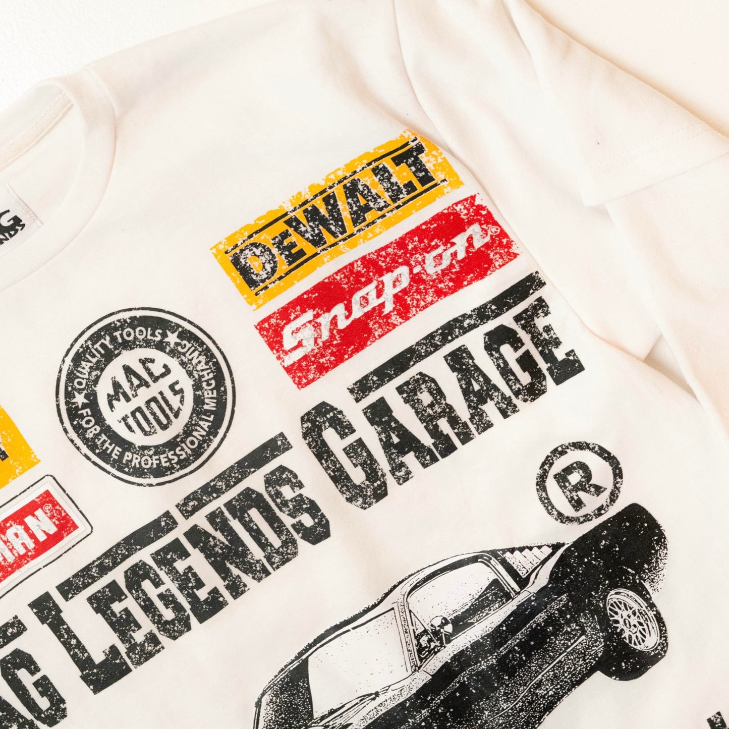 White Mechanic Double Layer TShirt